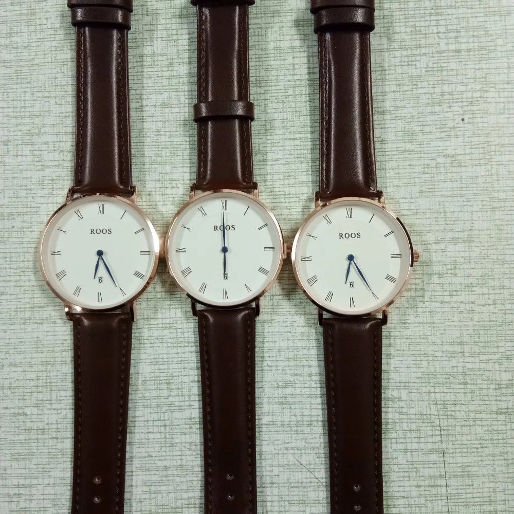 B-8210A Simple Men Watches With Date Branding Custom Watch Ladies Design Your Own Brand Watch Roman Numbers