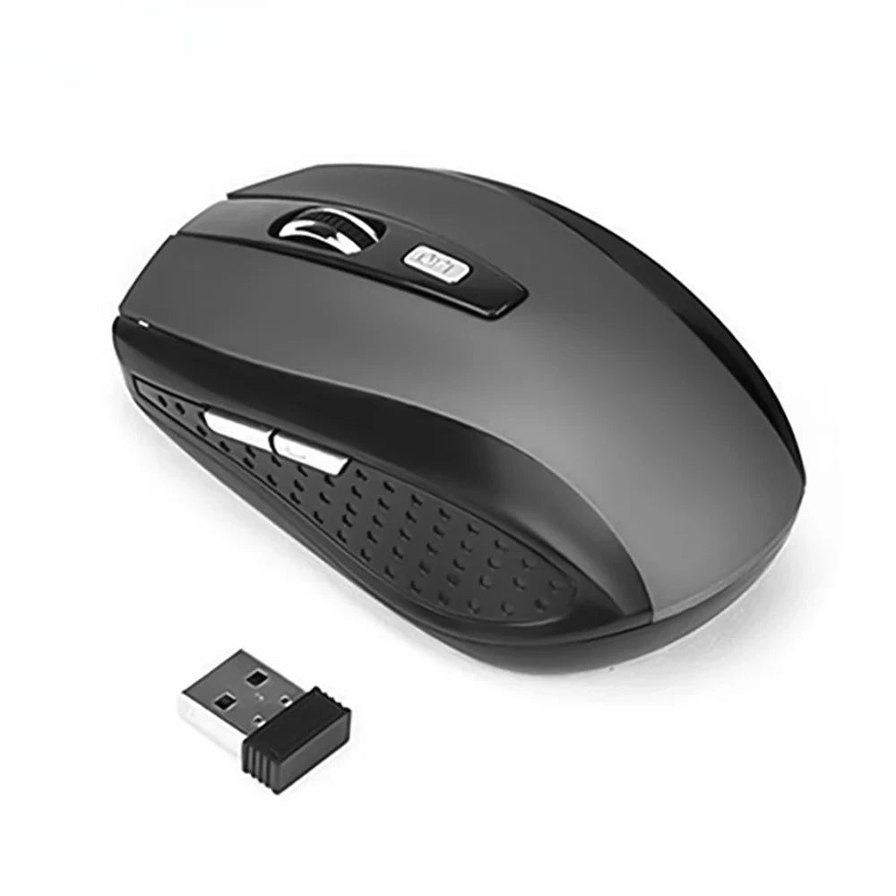 2.4G Wireless Mouse 2.4Ghz Gaming Mouse 6D Optical Wireless Mouse Slim Mini Noiseless Mice  DPI1600 for Macbook PC Laptop