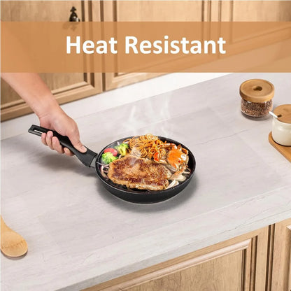 Clear Silicone Countertop Protector Mat, Non Slip & Heat Resistant, 78.7"x23.6"