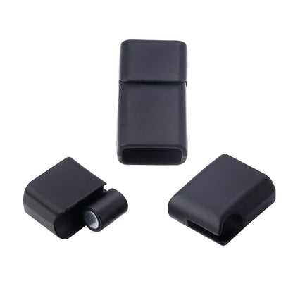 5Pcs Alloy Magnetic Clasps Round Square Corners Leather Cord End Clasp Connectors For DIY Jewelry Making Bracelet Accessories