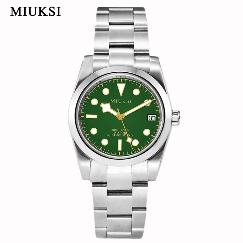 Miuksi 36mm 39mm NH35 Mechanical Watch For Men Watch Automatic Sapphire Stainless Steel Luxury Waterproof Wrist
