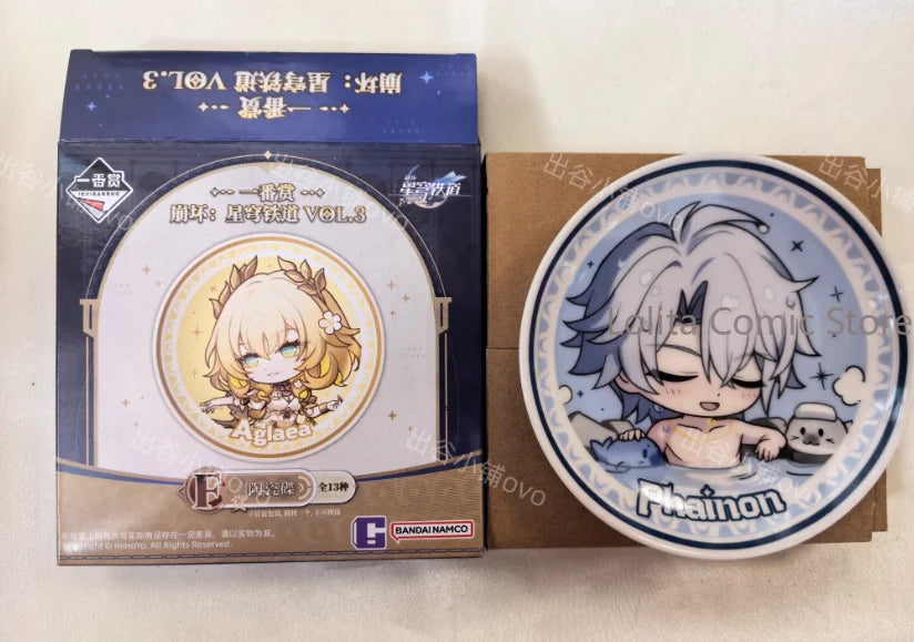 Honkai: Star Rail Castorice Cyrene Aglaea Phainon Anaxagoras Genuine Anime Cosplay Ceramic Saucer Cartoon Small Plate Dish Gift