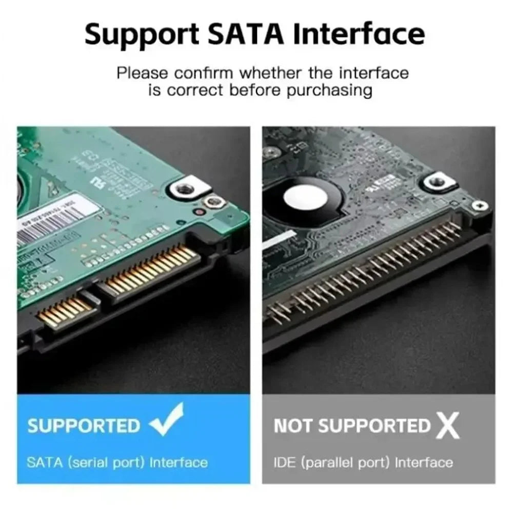 USB 3.0 SATA Cable Adapter Up to 6 Gbps Extension Computer Cables Connectors Support 2.5 Inches External Ssd Hdd Hard Drive USB