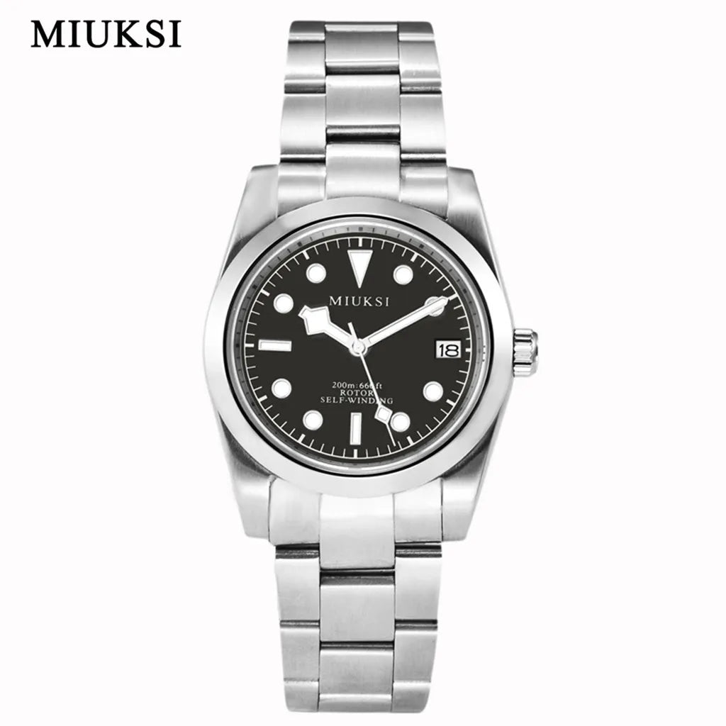 Miuksi 36mm 39mm NH35 Mechanical Watch For Men Watch Automatic Sapphire Stainless Steel Luxury Waterproof Wrist