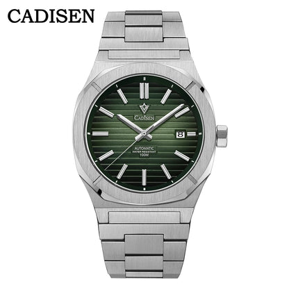 CADISEN 2026 Diver Watch Sapphire MIYOTA 8215 German Designer Men Automatic Mechanical Watches 10Bar Waterproof Gift With Box