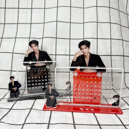 Zhang Linghe's 3D calendar ornament, peripheral support, Zhang Linghe's desktop display, room decoration, high-end birthday gift