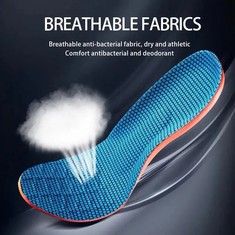 1Pair Sport Insoles for Shoes Sole Shock Deodorant Breathable Cushion Running Insoles for Feet Man Women Orthopedic Insoles