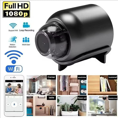 1080P HD Mini Camera WiFi Wireless HD Night Vision Camera Home X5 Remote Camera Kids Pet Safety Monitoring