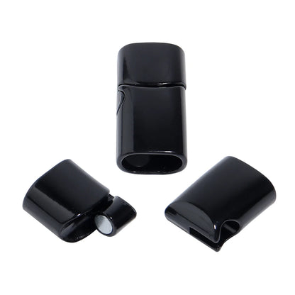 5Pcs Alloy Magnetic Clasps Round Square Corners Leather Cord End Clasp Connectors For DIY Jewelry Making Bracelet Accessories
