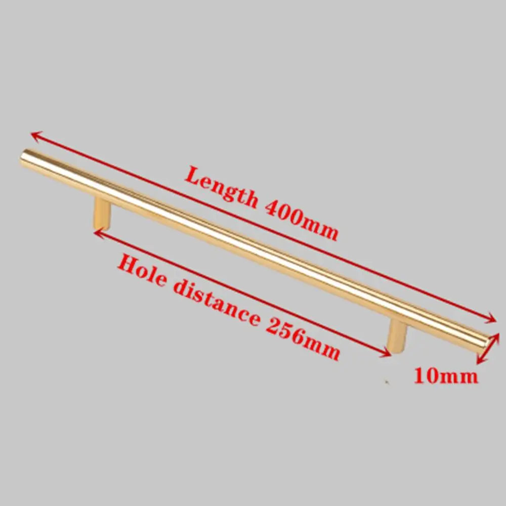 Modern Gold Brushed Straight Cupboard Handles Knobs Stainless Steel Brushed Black Gold Kitchen Door Handles Cabinet Pull