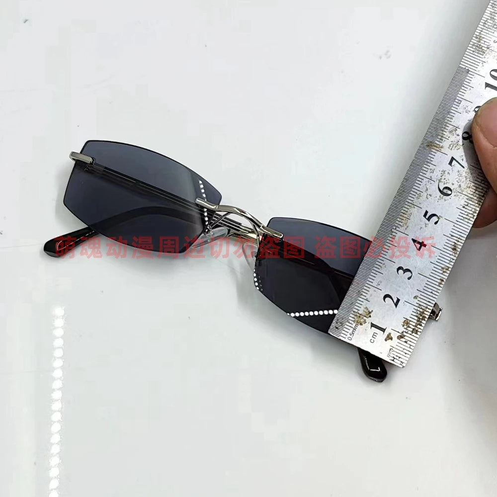 Jujutsu Kaisen Gojo Satoru Cosplay Square Lens High Quality Sunglasses round version Square version