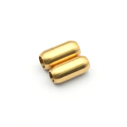 5Pcs/Lot Stainless Steel Magnetic Clasps End Hole 5mm 6mm 8mm for Leather Cord Buckle Bracelet DIY Connectors Jewelry Making