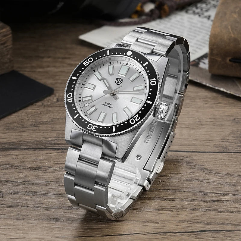Watchdives WD1965 V2 Quartz Watch Orange Vh31 Movement Bgw9 Luminous Business Watch 20Bar Waterproof Sapphire Wristwatch Gift