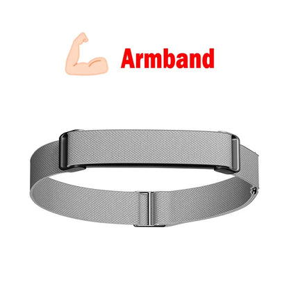 2PC Nylon Strap for Google Fitbit Air Straps Biceps Strap Fitness Tracker Replacement Band Adjustable for Google Fitbit Air Band