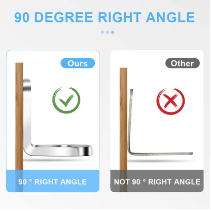 40/20pcs Stainless Steel L Brackets - Small Right Angle Corner Brace for Shelves, Wood Furniture, Chair，Furniture accessories