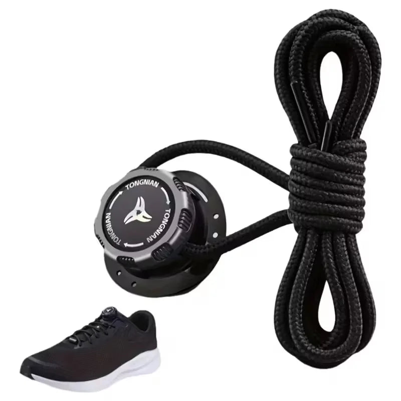 6pcs Set/1 Pair No-Tie Shoe Locks - Rotating Buckles for Sports and Outdoor Shoes - Unisex Quick-Adjust Design - Pre-Installed