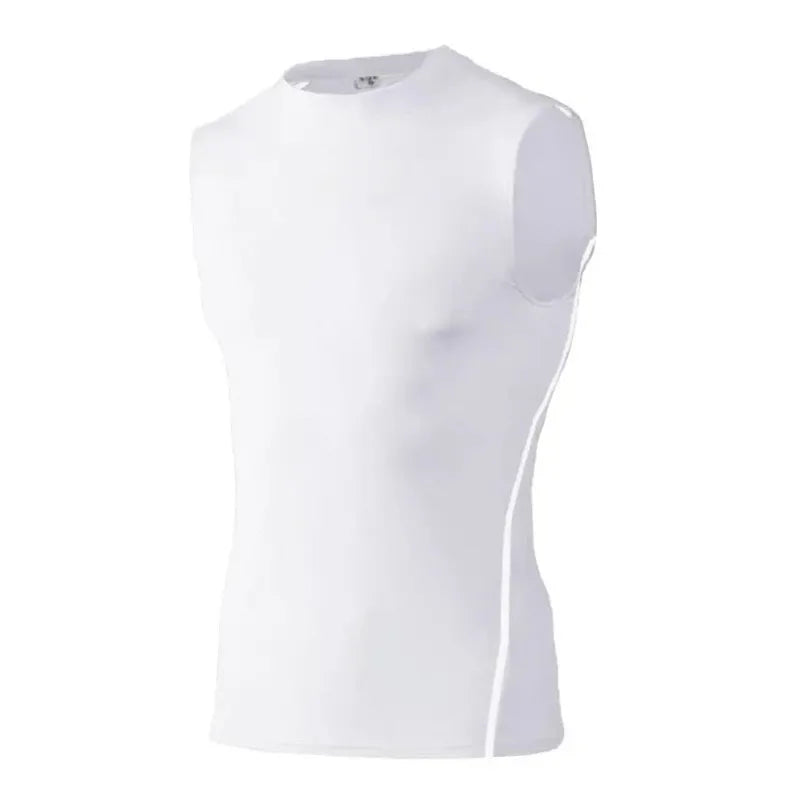 1pcs Men Vest Running Shirt Boys Soccer Shirts Men's Jersey Sportswear Mens Jogging Quick Dry Compression Fitness Top clothe