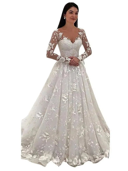 2023 New Women's Dress Lace Deep v Long Sleeve Dress Long Dress Long Dress Gown Vestidos De Festa