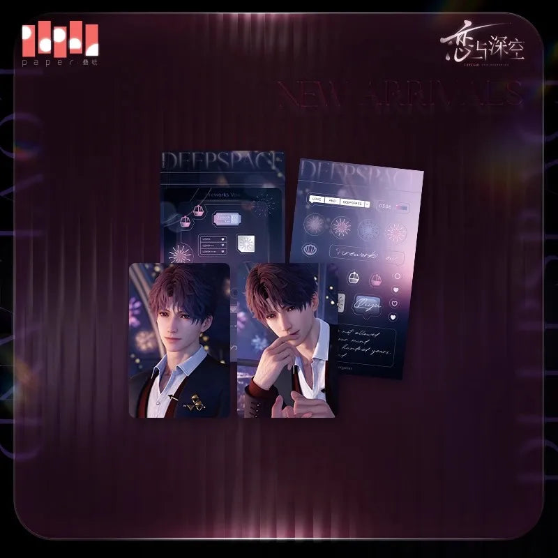[Official Merch] Love and Deepspace Xavier Zayne Rafayel Sylus Caleb Rotating Stand Card No Defense Zone Heartstring Symphony