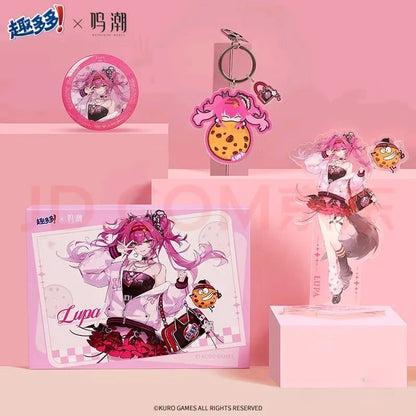 In Stock Official Game Wuthering Waves New Collab GALBRENR Phoebe QIUYUAN Lupa Cosplay Badge Storage Box Acrylic Stand Pendant