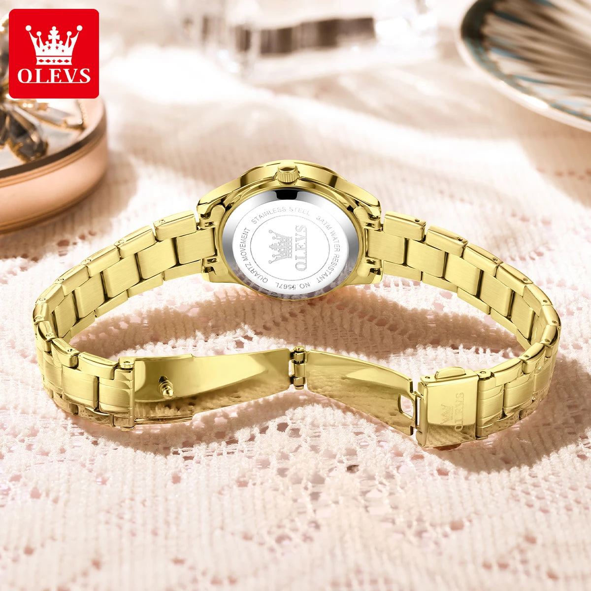 OLEVS Brand Ladies' Watch Quartz Watch Calendar Week Waterproof 5567