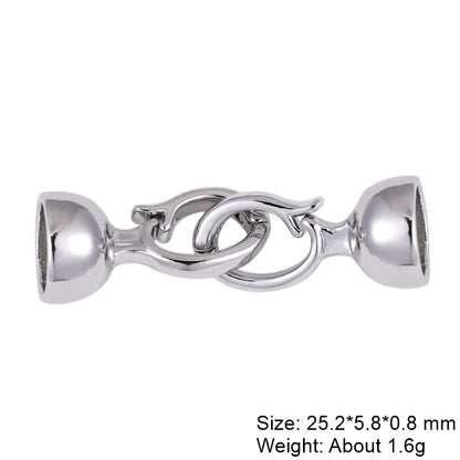 Juya Creative Copper Fasteners Connector Decoration Locks Clasps Accessories For DIY Needlework Beads Gems Pearls Jewlery Making
