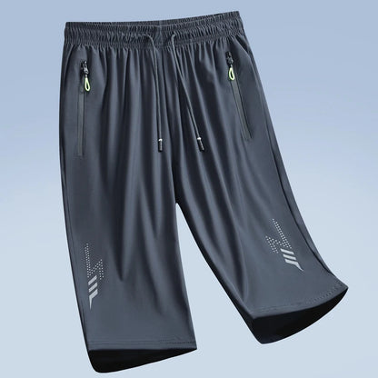 3XL Quick Dry Jogging Fitness Shorts Men Summer Sports Bottoms Thin Breathable Beach Short Pants Male Running Shorts Lightweight