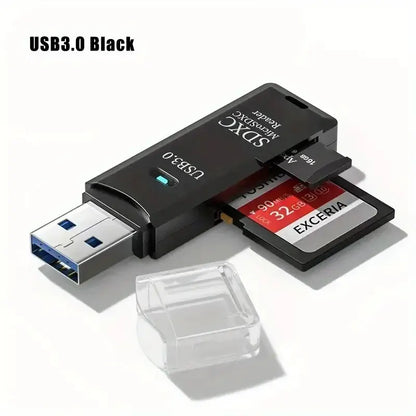 2 in 1 USB2.0/3.0 Card Reader Micro TF sd card Reader usb adapter High Speed Cardreader TF Memory card For PC Laptop Accessories