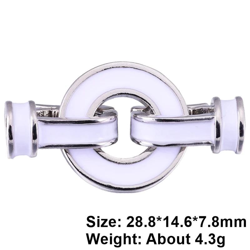 Juya Handmade Decorative Flower Connector Fastener Lock Hooks Clasps Accessories For DIY Women Fashion Needlework Jewelry Making