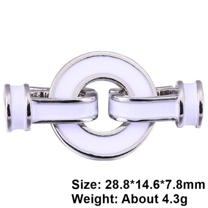 Juya Handmade Decorative Flower Connector Fastener Lock Hooks Clasps Accessories For DIY Women Fashion Needlework Jewelry Making