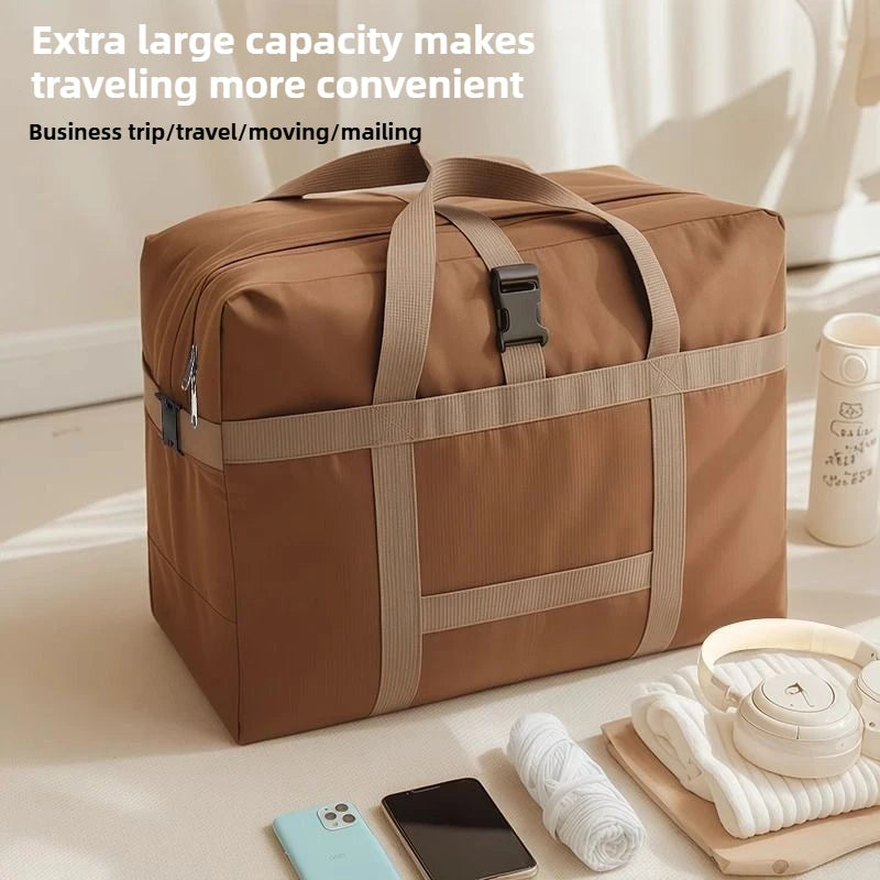 Extra Large Travel Duffle Bags Foldable Oxford Moving Tote Airline Checked Luggage Waterproof Storage Water Resistant Heavy Duty