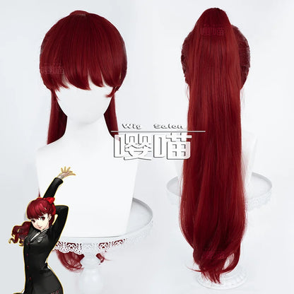 Anime P5 Persona Kasumi Yoshizawa Cosplay Wig Anime Character Prop Halloween Carnival Party
