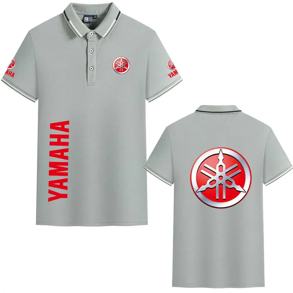 motorcycle Racing collared Yamaha POLO shirt cycling suit for men and women summer top short-sleeved T-shirt motogp fan clothing