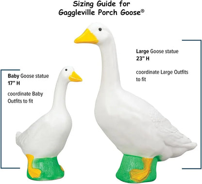 Fishing Goose Outfit for 23" H Statue, Large Size