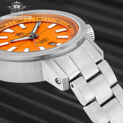 ADDIESDIVE 42MM Automatic Mechanical Watch Janpan 8215 200m Diver BGW9 Super Luminous Sapphire Grass Men Watch