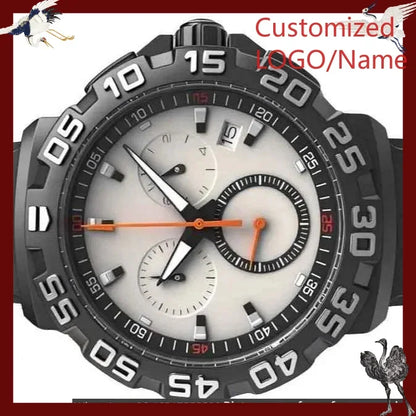 A1212 Store Customized Watches 43mm Men's Sports Watch 904L Stainless Steel Quartz Movement