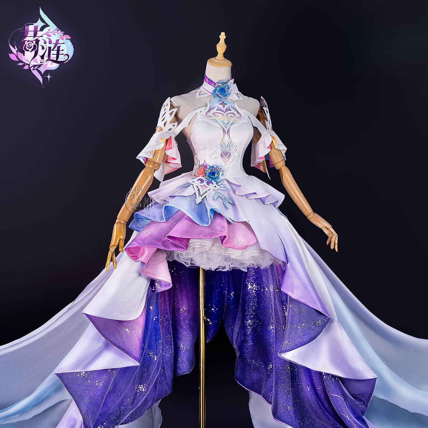 Game Honkai：Star Rail Cyrene Cosplay Costume New Form Cyrene Dress for Women Halloween Carnival Elegant Uniform Props Wig Set