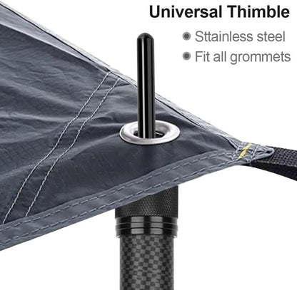 Telescoping Tarp Poles Heavy Duty Adjustable, Carbon Fiber Tent Poles, Portable & Lightweight for Tent Fly, Awning, Outdoor Camping, Hiking 7.9FT