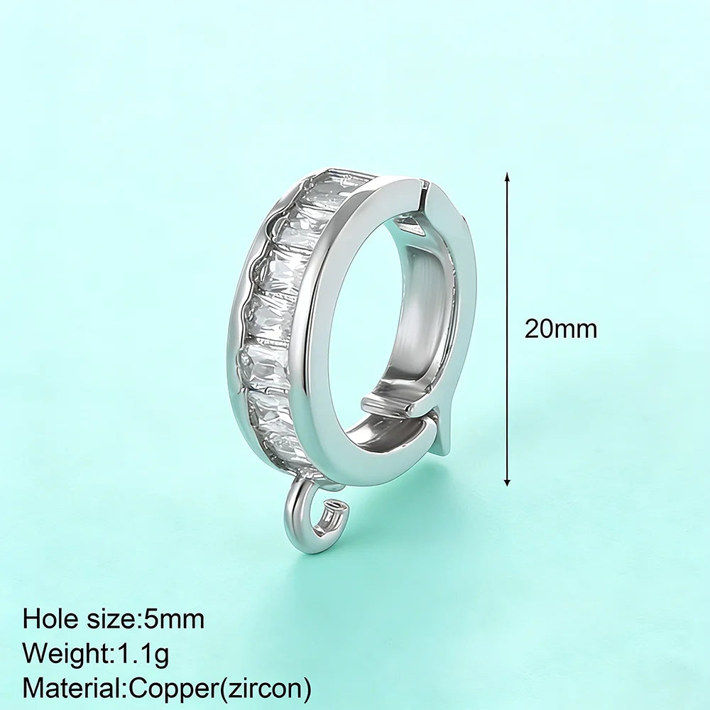 5pcs Fashion Bikini Button Charms Pendant For Jewelry Making Supplies Zircon Diy Earrings Bracelet Necklace Keychain Wholesale