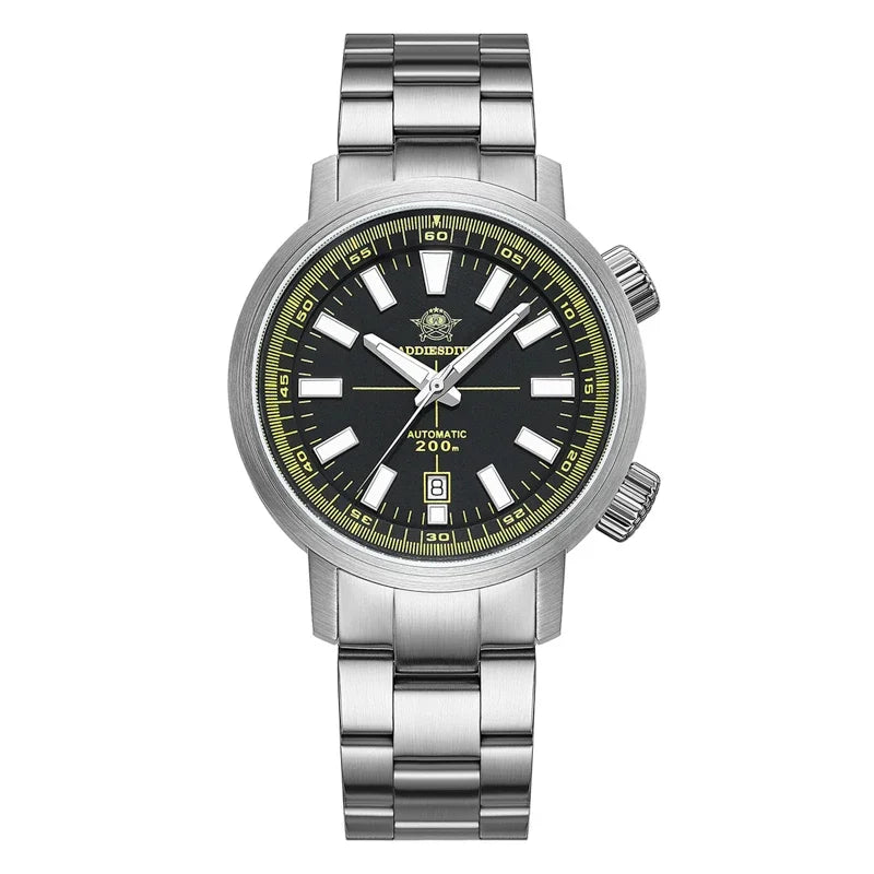 ADDIESDIVE 42MM Automatic Mechanical Watch Janpan 8215 200m Diver BGW9 Super Luminous Sapphire Grass Men Watch