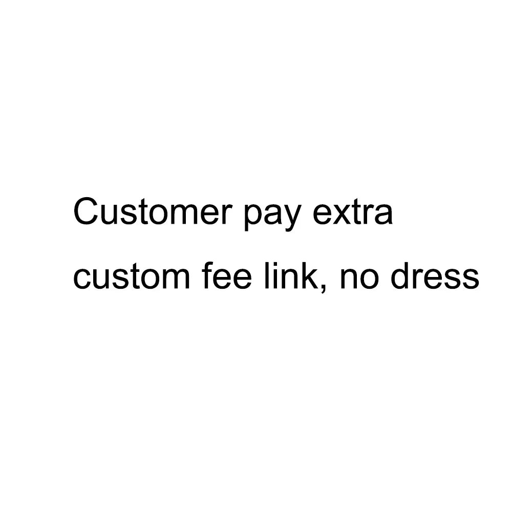 custom wedding dress fee