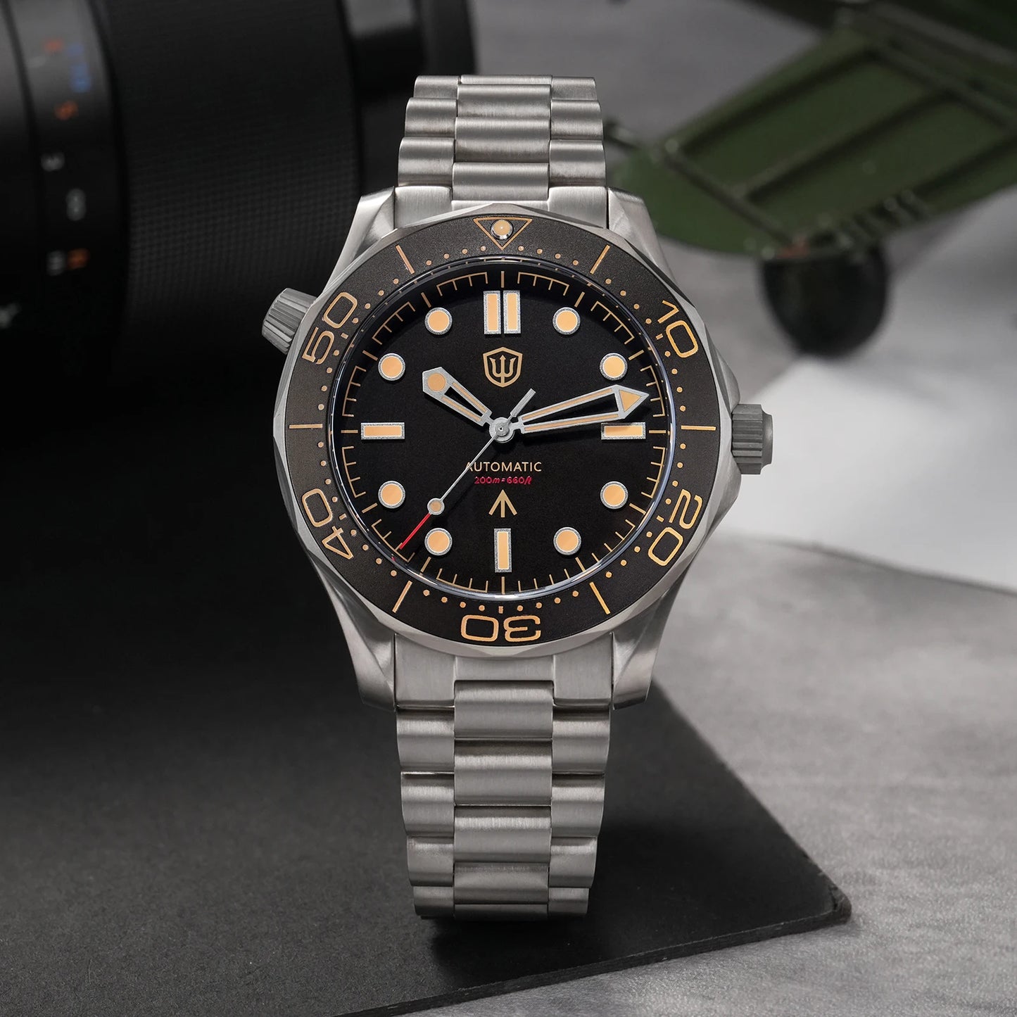 Watchdives WD007 V4 007 NTTD Mechanical Titanium Watch 42Mm Automatic PT5000 Sapphire 200M Waterproof Luxury Watches Man Gift