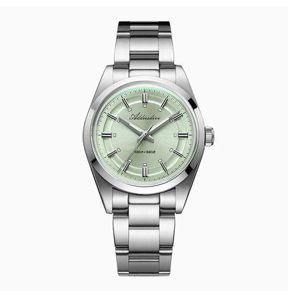 ADDIESDIVE Luxury Men Quartz Watch 36mm Super Luminous Bubble Mirror Glass Waterproof Watches For Man Stainless Steel Watch Male