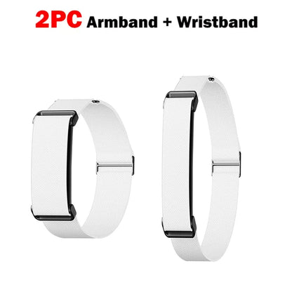 2PC Nylon Strap for Google Fitbit Air Straps Biceps Strap Fitness Tracker Replacement Band Adjustable for Google Fitbit Air Band