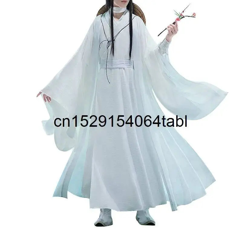 Tian Lian Cosplay Xie Costume Guan Ci Fu Cosplay Xielian Wigs Bamboo Hat Prop Men Women Halloween Comic Full Set Anime
