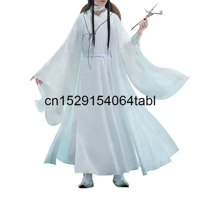 Tian Lian Cosplay Xie Costume Guan Ci Fu Cosplay Xielian Wigs Bamboo Hat Prop Men Women Halloween Comic Full Set Anime