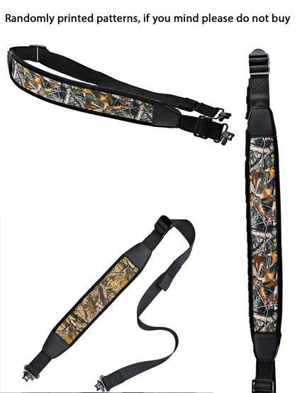 Hunting Shoulder Strap Multifunctional Outdoor Tactical Belt Shoulder Strap Hunting Accessories Two-Point Shoulder Strap