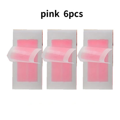 6/20PCS Hair Removal Wax Strips, Cold Wax Paper for Face, Arm, Leg & Body, Skin-Friendly, Long-Lasting, Unisex, Certified