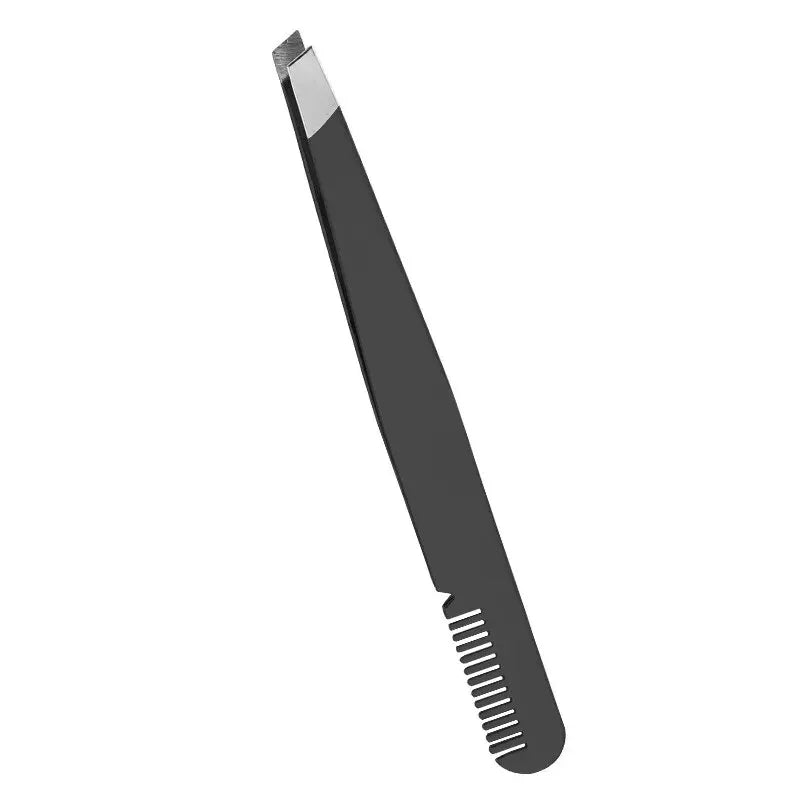 Stainless Steel Round Head Tweezers Eyebrow Tweezers Hair Removal Tweezers Suitable for Men and Woman Gifts