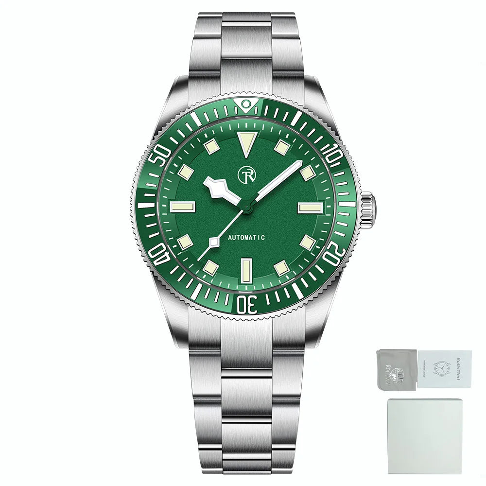 2026 new Rollstimi men's watches luxury automatic watch men's mechanical watch top sapphire stainless steel 10BAR watch luminous